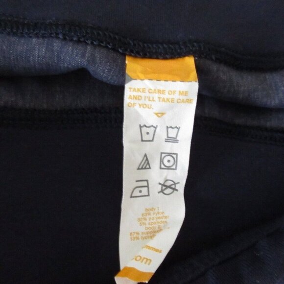 Lucy Pants L Large Blue Capri Crop Wide Leg Pull On - Picture 6 of 7